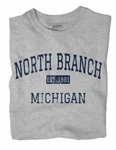 North Branch Michigan T-shirt Est New. Price: $18.99.
