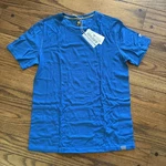 New Meriwool Men's 100% Merino 190 Base Layer T-shirt Tee Electric Blue. Price: $39.99.
