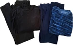 Lot 2 Cuddl Duds Boys Thermal Top & Bottom Base Layer Sets Blue Black Szxl 16/18 New. Price: $10.00.