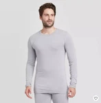 Goodfellow Mens Ultra Soft Premium Thermal Shirt Sm Gray Long Johns Top New. Price: $22.95.
