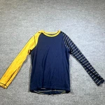 Smartwool Base Layer Top Mens Medium Blue Striped Merino Thermal Running Pre-owned. Price: $39.99.