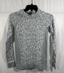 Sweaty Betty Xs / 4-6 Leopard Jacquard Base Layer Top In Blue 5930- Nwt New. Price: $40.00.