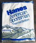 Vtg Hanes Thermal Bottom Long Underwear Mens 38-40 American Sportsman Usa Nos New. Price: $17.95.
