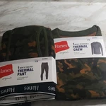 Hanes Originals Men's Thermal Camouflage Base Layer Set L/g Cotton Blend New. Price: $32.99.