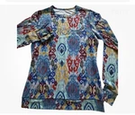 Burton Dryride Women's Midweight Ikat Blue Baselayer Top Snowboarding Skiing Pre-owned. Price: $19.00.