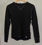 Meriwool Women 100% Merino Extra Fine Midweight Crew Sweater Black Pre-owned. Price: $39.99.