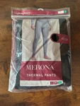 Merona Mens Thermal Pants Black Size 32-34 Cotton Blend Long Johns New. Price: $13.50.