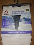 Reebok Women's Warm Performance Base Layer Pants Size Xl White Brand New. Price: $11.95.