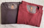 2 G.h. Bass Long Sleeve Waffle Thermal Knit Shirts Mens Size Xl Brown Cranberry Pre-owned. Price: $12.99.
