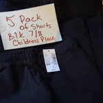 5 Pack Of Childrens Place Shorts New. Price: $22.00.