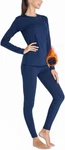 Subuteay Thermal Underwear For Women Long Johns Top & Bottom Fleece Lined Base New. Price: $22.00.