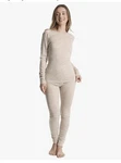Woolcano 100%MERINO Women Thermal Base Layer Set Oatmeal New. Price: $66.69.