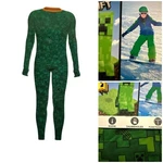Climateright By Cuddl Duds Boy Minecraft Warm Underwear 2-PIECE Set Size 10-12 New. Price: $14.97.
