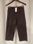Baleaf Women's High Waisted Cropped Leggings Yoga Pants Stretch W/ Pockets New. Price: $8.24.