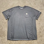 Carhartt Force Relaxed Fit Pocket T-shirt Mens 3XL Tall Gray 104616 Crh Workwear Pre-owned. Price: $14.99.