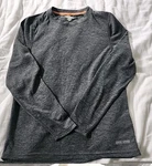 Omni-wool Shirt Mens Large Gray Long Sleeve Base Layer Thermal Top Crewneck New. Price: $17.99.