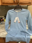 Smartwool Women Merino Intraknit Base Layer Crew Top Sz New Blue 130$. Price: $65.00.