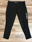 Ariat Tek Tights Women Sz Xl Black Riding Eos Knee Patch Equestrian Pre-owned. Price: $40.00.