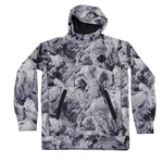 Burton Crown Bonded Hoodie Mens Small Gray Glacier Aop Thermex Fleece Pullover Pre-owned. Price: $30.77.