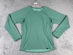 Patagonia Shirt Womens Medium Teal Capilene Midweight Crew Baselayer Long Sleeve Pre-owned. Price: $18.69.