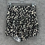 H&m Shorts Women 8 Black Animal Print High Rise Hot Pants Pull On Pockets Casual Pre-owned. Price: $31.34.