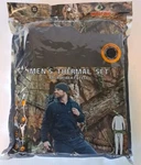 Mossy Oak Men's Thermal Set Top & Bottom Microfiber Fleece Polyester Black New. Price: $20.99.
