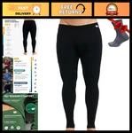 100% Merino Wool Men's Thermal Underwear Bottoms & Socks - Heavyweight, Midweigh New. Price: $89.99.
