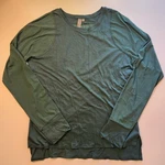 Sweaty Betty Breeze Merino Wool Blend Long Sleeve Running Top Medium Dark Green Pre-owned. Price: $40.00.