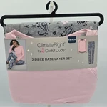 Climateright By Cuddl Duds Womens 2-PIECE Base Layer Top And Legging Set Xsmall New. Price: $19.99.