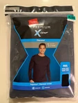 Hanes Men's X-temp Waffle Long Sleeve Crew Thermal Top Black New. Price: $16.50.
