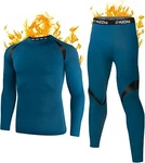 Muezna Men's Thermal Top & Bottom Set Underwear Long Johns Base Layer - Xxl Blue New. Price: $14.97.