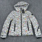 New Bogner Fire + Ice Saelly 2 Down Jacket Women's 4 Xs Skier All Over Print. Price: $399.95.