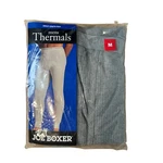 Joe Boxer Mens Thermal Pants Waffle Knit Long Johns Gray Ankle Length Medium New. Price: $22.00.