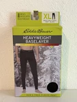 Eddie Bauer Men Xl Black Heavyweight Base Layer Thermal Pants Trek Fleece Warm New. Price: $20.99.