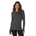 Cuddl Duds Black/gray Softwear Stretch Long-sleeve Layering Top M New. Price: $34.00.