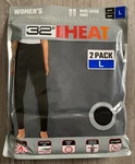 Nip 32 Degrees Heat Women's Pack Black Base Layer Pants New. Price: $16.89.