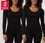32 Degrees Women Pack Ultra Light Thermal Base Layer Scoop Top Black Size New. Price: $19.99.