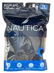 Nautica Boys Waffle Knit Layer 2 Piece Black Thermal Set Size Xs-large, Nwt New. Price: $19.99.