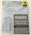 Nwt Mission Ridge Men's Medium Premium Thermal Long Sleeve Crewneck Top New. Price: $6.95.