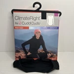 Cuddl Duds Climate Right Women Xs Plush Warmth Long Sleeve Mock Neck Black New. Price: $15.99.