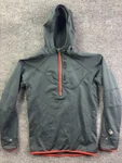 Salomon Jacket Mens Medium Gray Hooded 1/2 Zip Softshell Ski Pullover Actitherm Pre-owned. Price: $37.99.