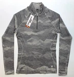 Women's Smartwool Classic Thermal Merino Base Layer 1/4 Zip Top - Gray Mountain New. Price: $72.59.
