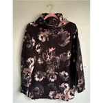 Cuddl Duds Women's Floral Cowl Neck Soft Fleece Pullover Tunic Top Small Euc Pre-owned. Price: $22.00.