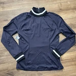 Bogner Madeline First Layer Ski Top Zip Navy Blue Nwt Women 10 $280 New. Price: $158.59.