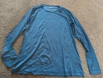 Lands End Muted Blue Medium Thermal Underwear Base Layer New B12. Price: $25.00.