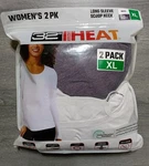 32 Degrees Heat Pack Long Sleeve Scoop Neck Shirts Womens X-large White/purple New. Price: $12.45.