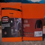 2 Mens Wrangler Workwear Thermal Top Extended Tail, Moisture Wicking Size Lg New. Price: $20.00.