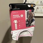 Cuddl Duds Girls 2 Pieces Warm Layers Comfortech Stretch Poly Set Size New. Price: $20.00.