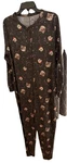 Fruit Of The Loom Women Size 1X Gray Cats Candy Canes Mittens Union Suit Pajamas New. Price: $26.00.