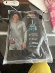 Mens Xl Fruit Of Loom Waffle Baselayer Crew Neck Black Thermal Underwear Top New. Price: $9.99.